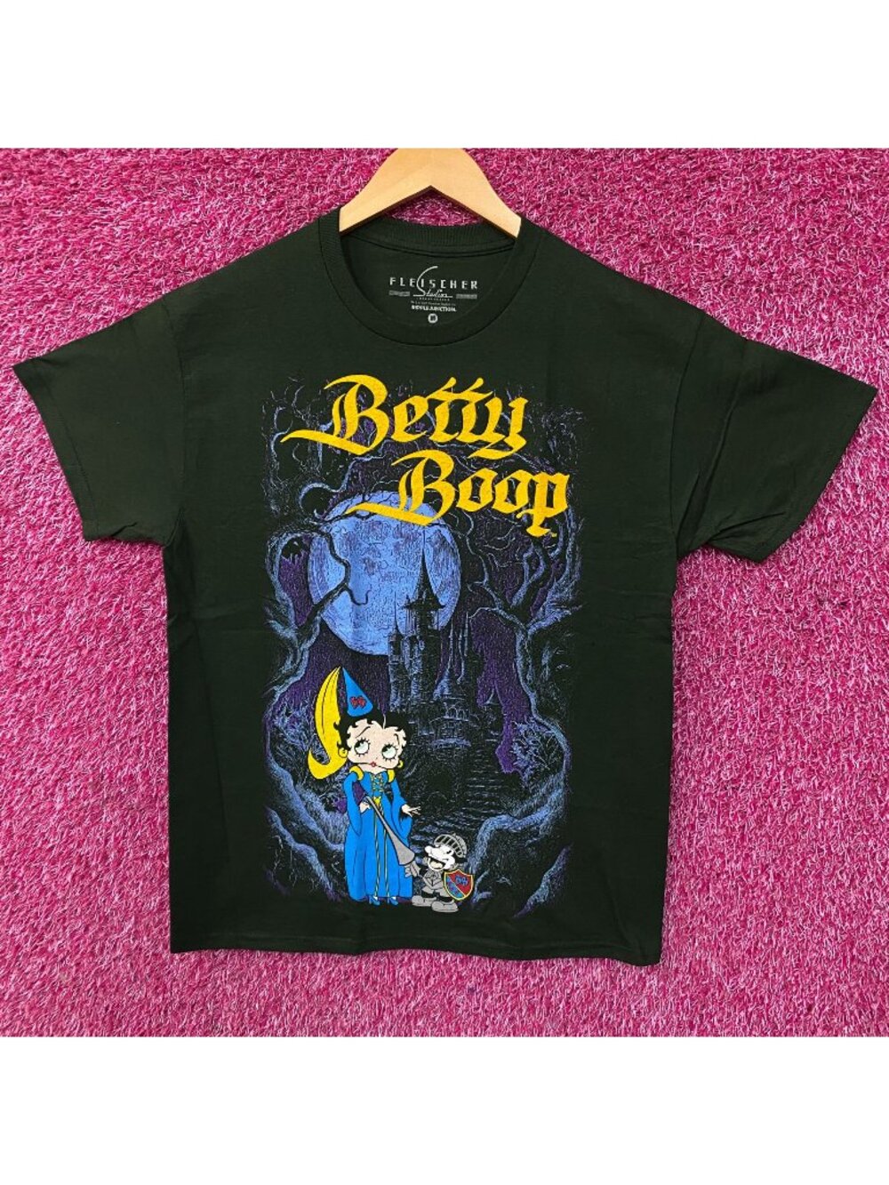 Fleischer Studios Betty Boop Star Princess Cartoon Graphic T-Shirt Medium